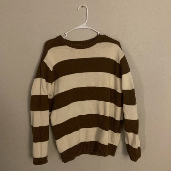 John Galt One Size Stripe Sweater - Picture 2 of 4
